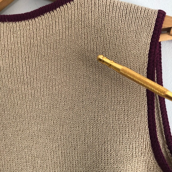 Vintage St John Contrast Knit Vest - Picture 12 of 12